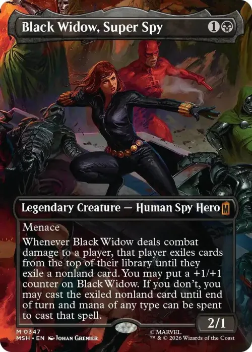Black Widow, Super Spy - Foil