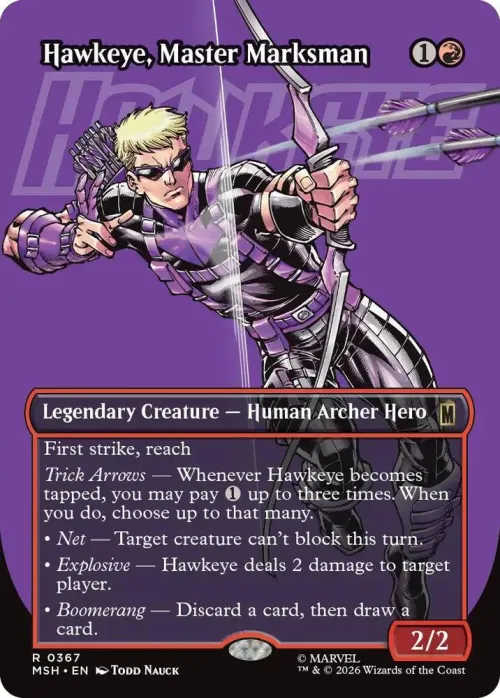 Hawkeye, Master Marksman