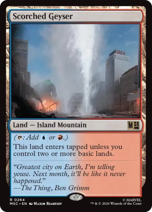 Scorched Geyser - Surge Foil