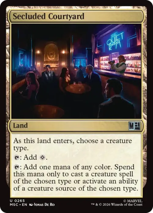 Secluded Courtyard - Surge Foil
