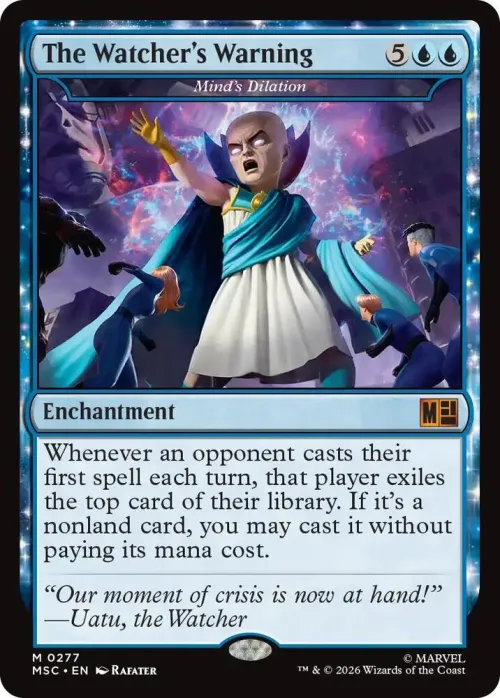 The Watcher's Warning - Mind's Dilation - Surge Foil