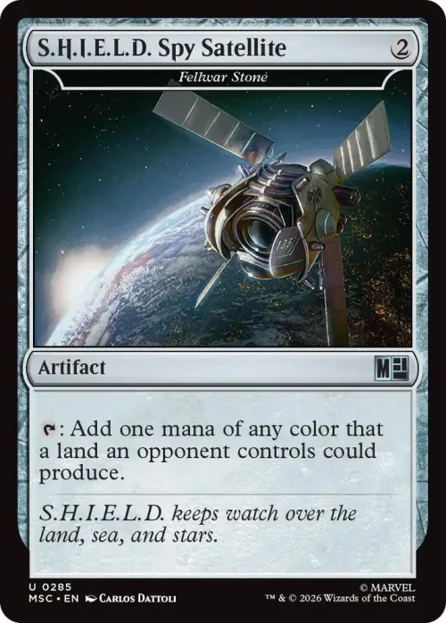 S.H.I.E.L.D. Spy Satellite - Fellwar Stone - Surge Foil