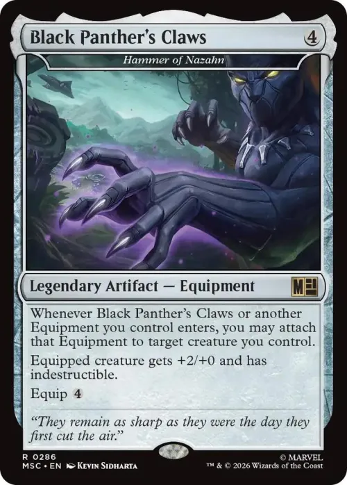 Black Panther's Claws - Hammer of Nazahn - Surge Foil