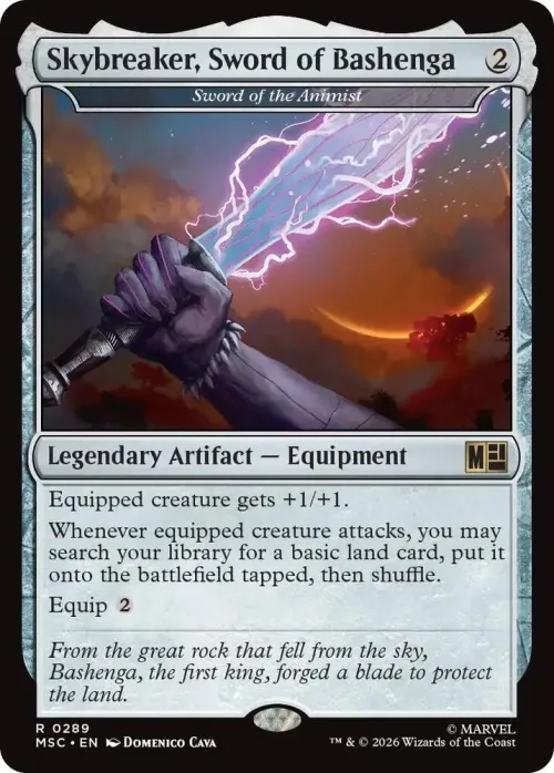 Skybreaker, Sword of Bashenga - Sword of the Animist - Surge Foil