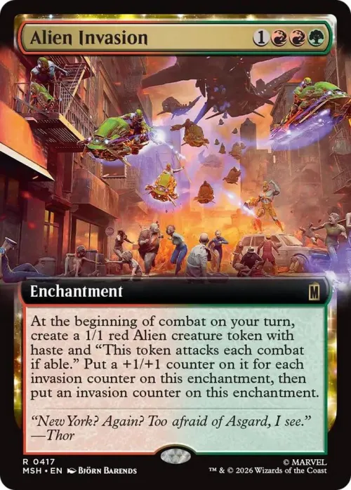 Alien Invasion - Foil