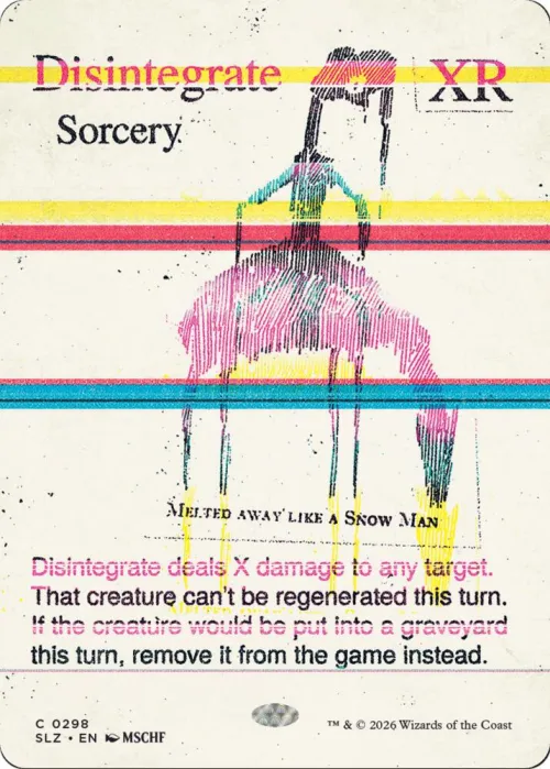 Disintegrate