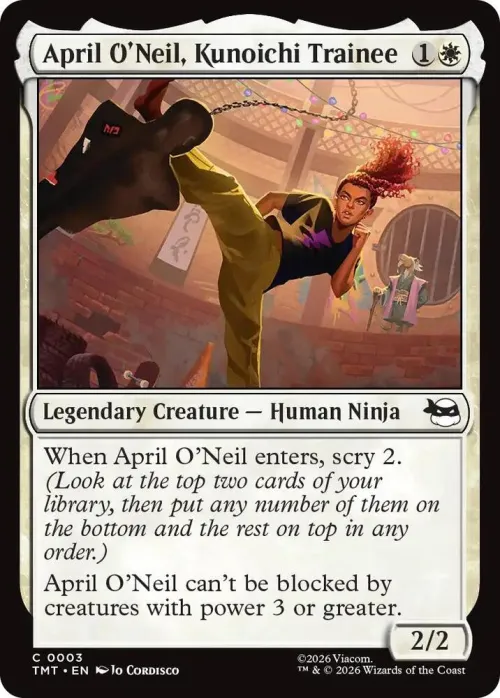 April O'Neil, Kunoichi Trainee - Foil