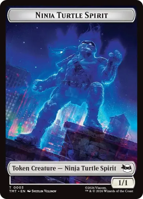 Ninja Turtle Spirit // Food Double-Sided Token - Foil