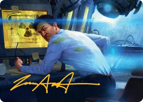Bruce Banner Art Card - Gold Stamped Signature