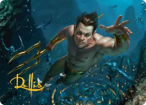 Namor the Sub-Mariner Art Card - Gold Stamped Signature