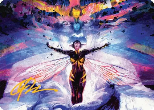 Pym Particles Art Card - Gold Stamped Signature