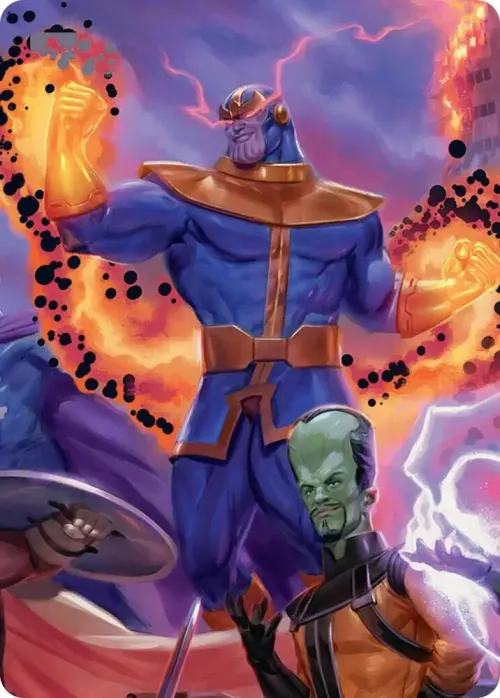 Thanos, Death's Consort Art Card - Normal Thanos Death S Consort 