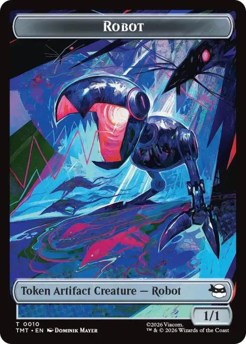 Robot // Food Double-Sided Token - Foil