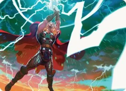 Lightning Strike Art Card - Normal Lightning Strike Art Ca