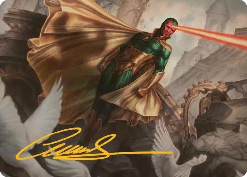 The Vision Art Card - Gold Stamped Signature