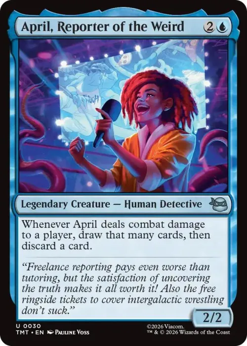April, Reporter of the Weird - Foil