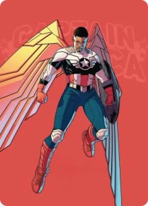 Captain America, Wings of Freedom Art Card