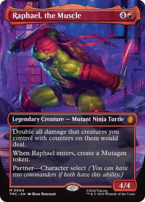 Raphael, the Muscle - Borderless Foil