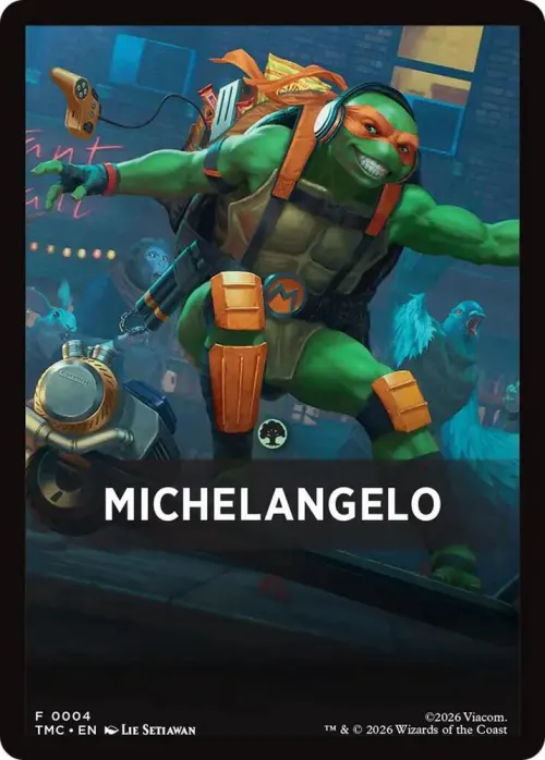 Michelangelo Theme Card - Normal Michelangelo Theme Card