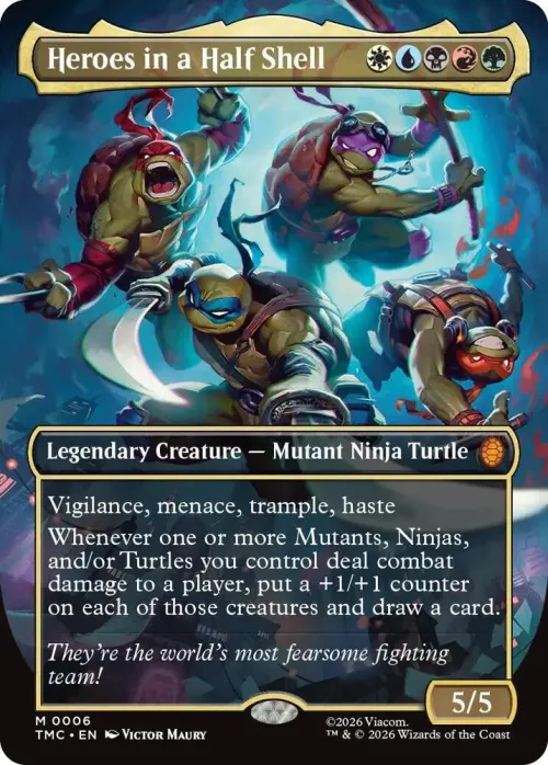 Heroes in a Half Shell - Borderless Foil