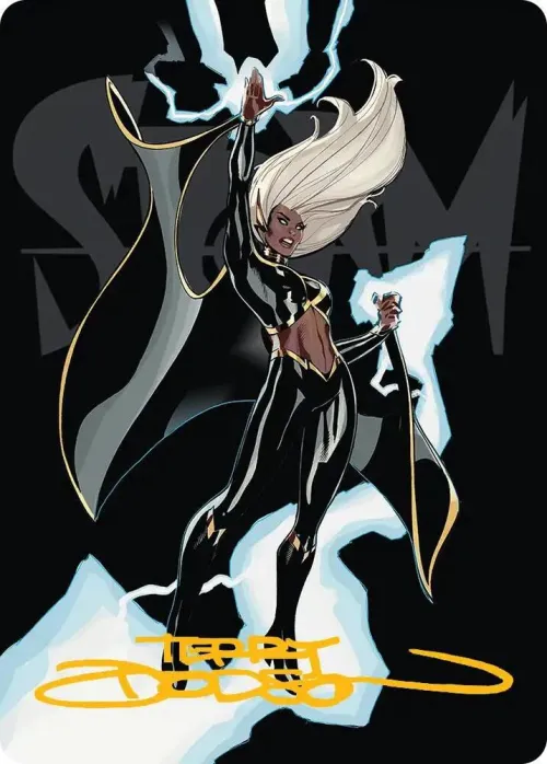 Storm, Windrider Art Card - Gold Stamped Signature