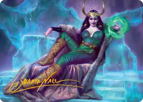 Lady Loki, Agent of Chaos Art Card - Gold Stamped Signature