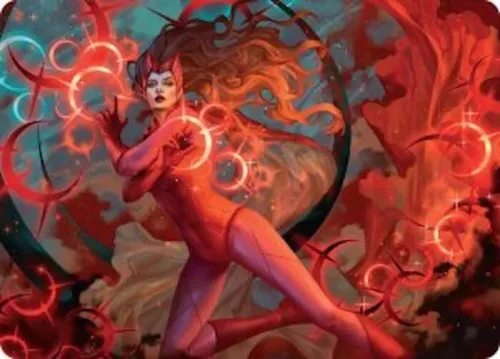 Scarlet Witch, Chaotic Avenger Art Card