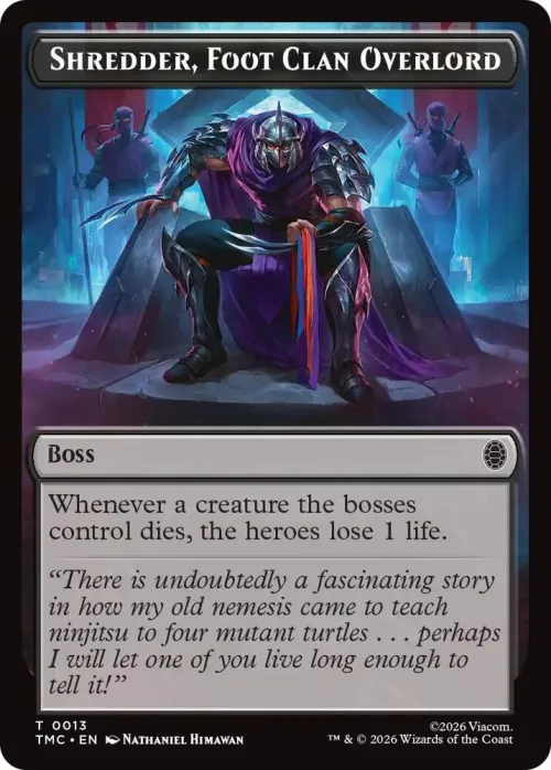 Shredder, Foot Clan Overlord - Normal Shredder Foot Clan Over