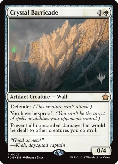 Crystal Barricade - Foil Crystal Barricade