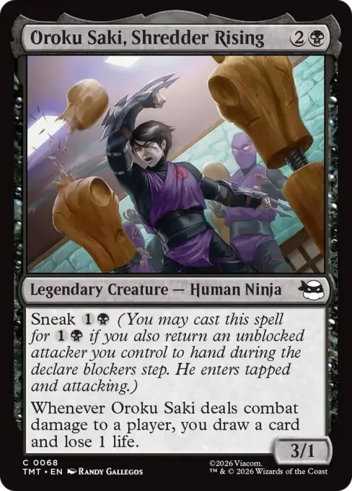 Oroku Saki, Shredder Rising - Foil