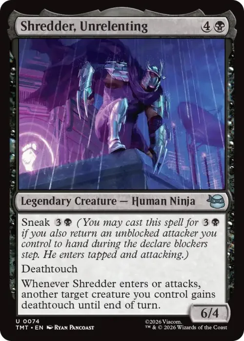 Shredder, Unrelenting - Foil
