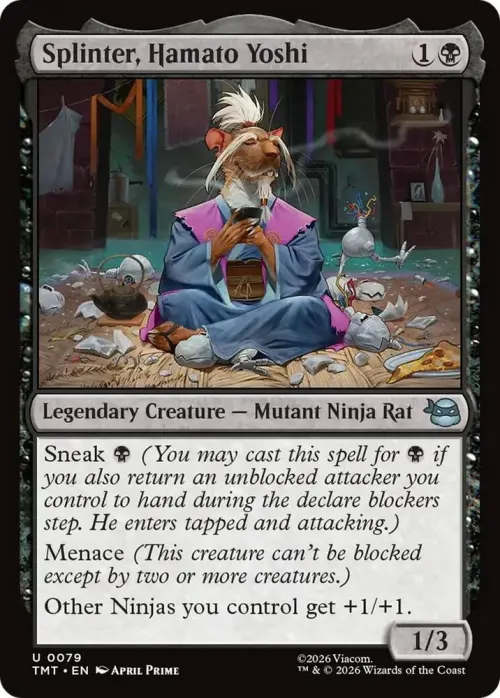 Splinter, Hamato Yoshi - Foil