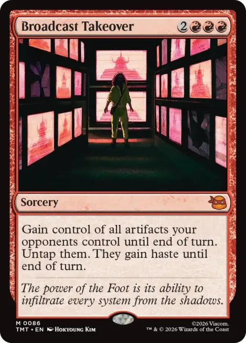 Broadcast Takeover - Foil