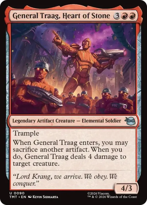 General Traag, Heart of Stone - Foil