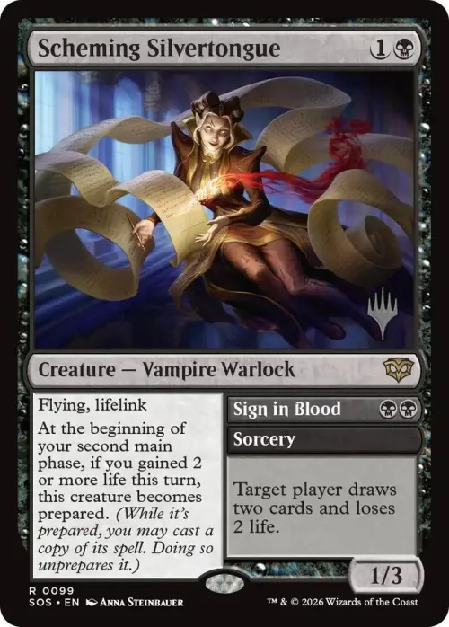 Scheming Silvertongue - Foil