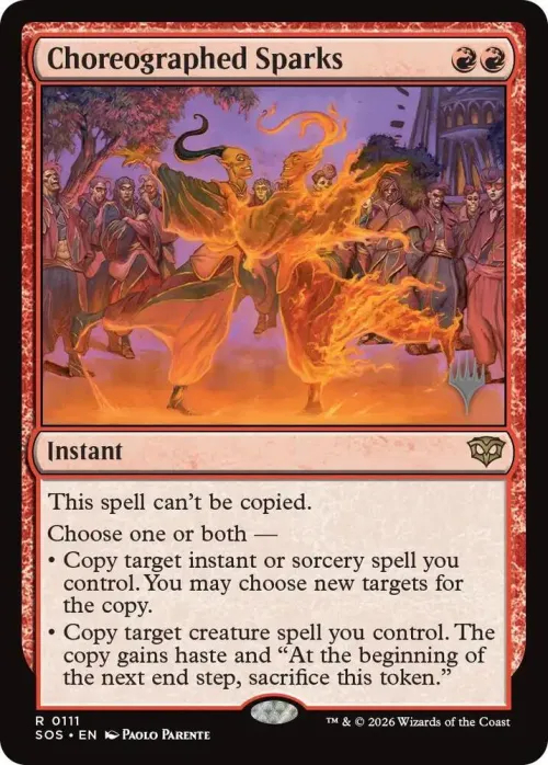 Choreographed Sparks - Foil