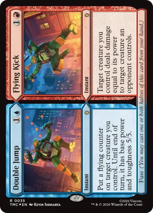 Double Jump // Flying Kick - Surge Foil