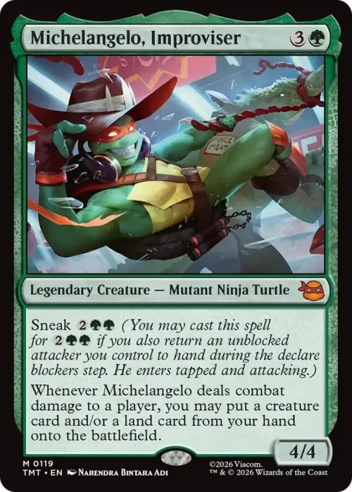 Michelangelo, Improviser - Foil
