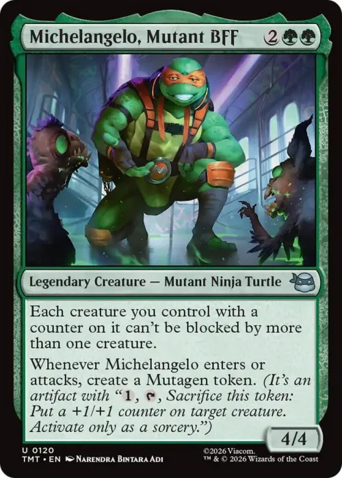 Michelangelo, Mutant BFF - Foil