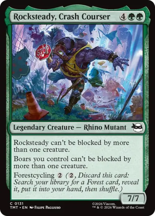 Rocksteady, Crash Courser - Foil