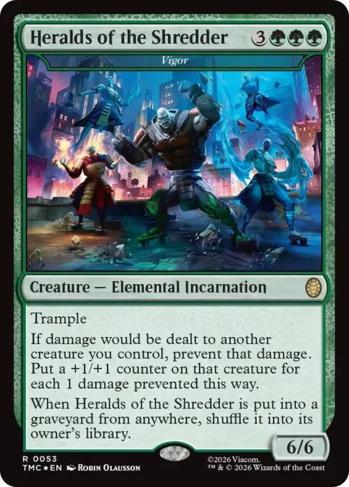 Heralds of the Shredder - Vigor - Surge Foil