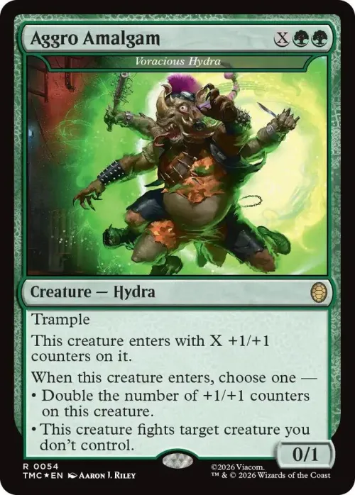 Aggro Amalgam - Voracious Hydra - Surge Foil
