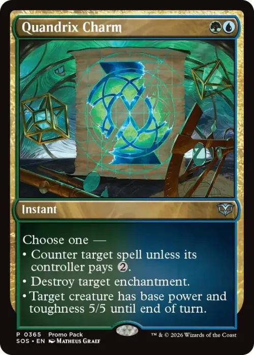 Quandrix Charm - Foil Quandrix Charm