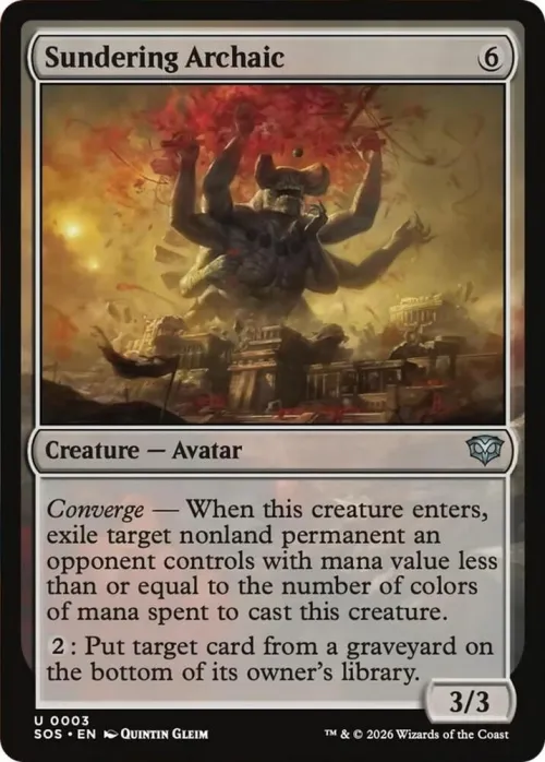 Sundering Archaic - Foil