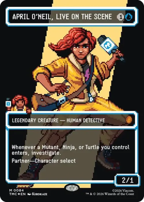 April O'Neil, Live on the Scene