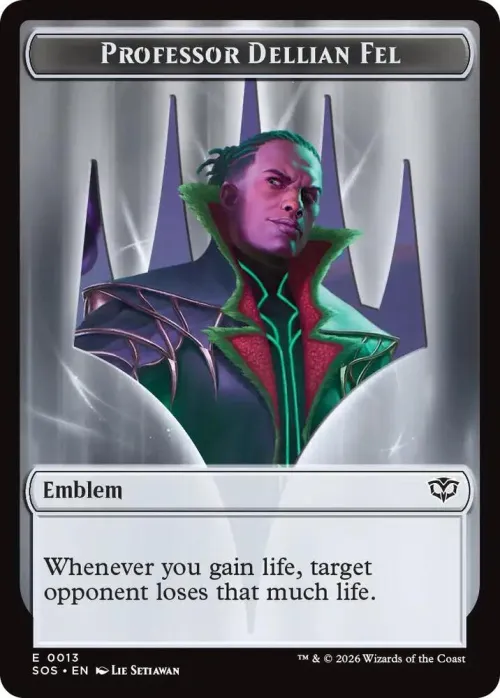 Emblem - Professor Dellian Fel // Pest (0008) Double-Sided Token