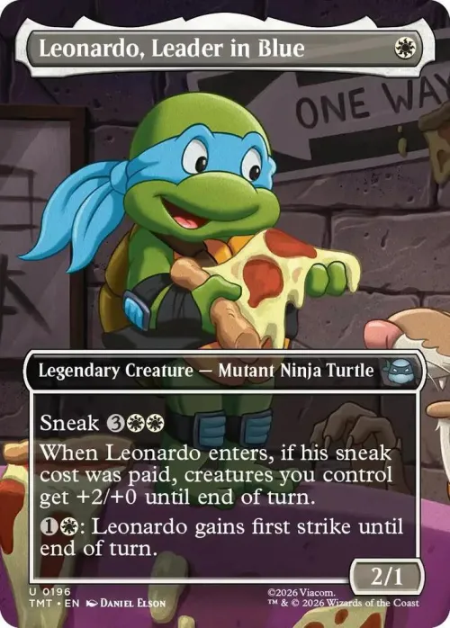 Leonardo, Leader in Blue - Foil