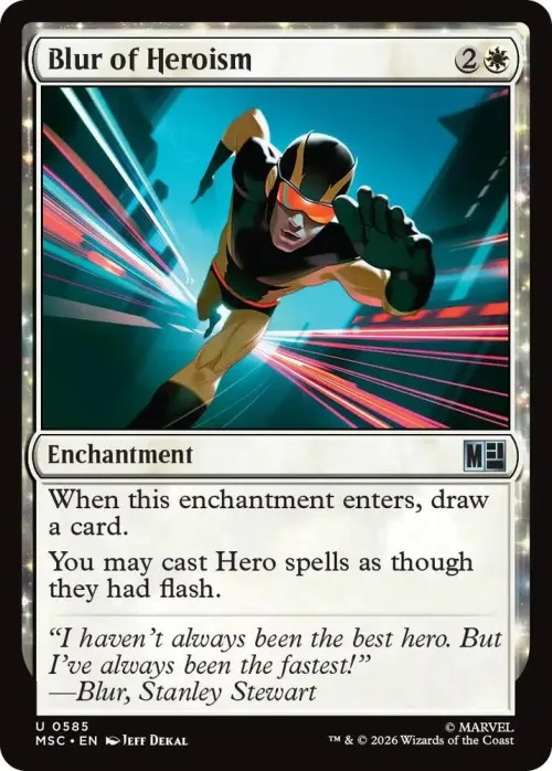 Blur of Heroism - Foil