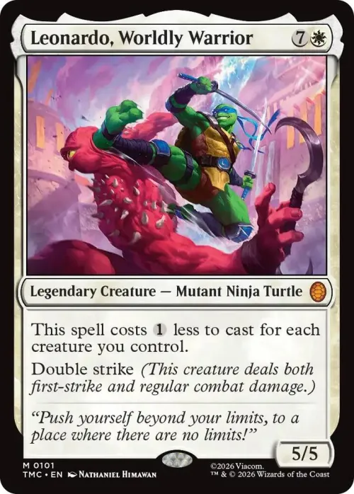 Leonardo, Worldly Warrior