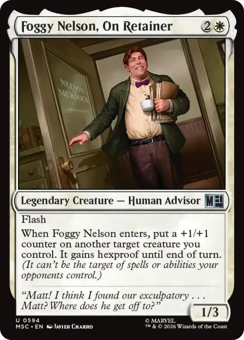 Foggy Nelson, On Retainer - Foil